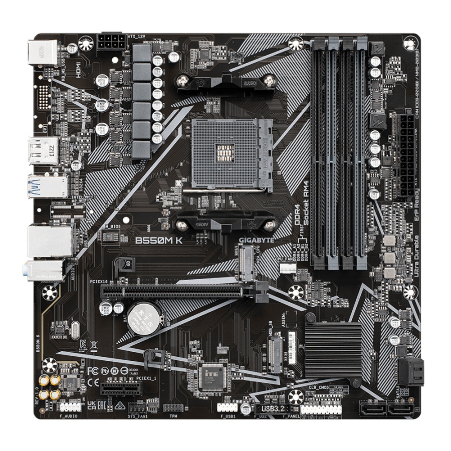 Placa de bază Gigabyte B550M K AM4 - Img 2