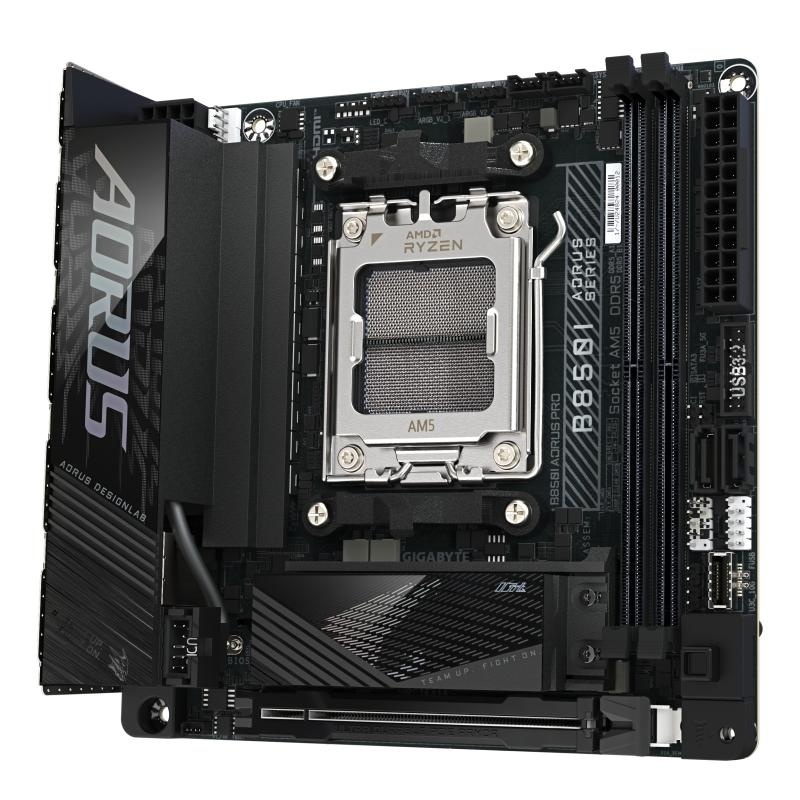 Placa de Baza GIGABYTE B850I AORUS PRO AM5, 2x DDR5, 1x HDMI, 1x PCIE 5.0 x16, 2x M.2, 2x SATA 6GB/s, mini-ITX - Img 4