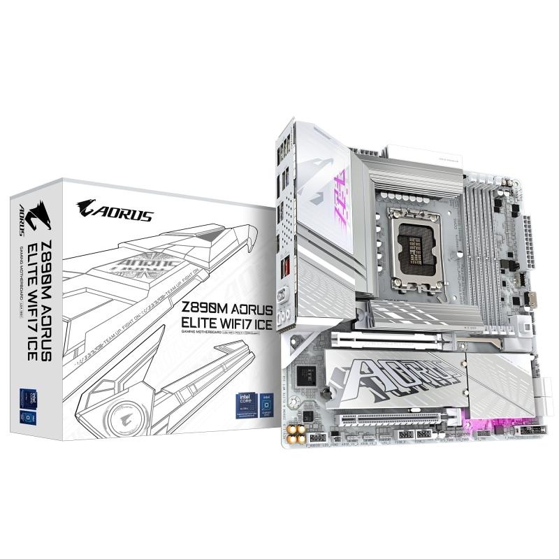 Placa de bază Gigabyte Z890M AORUS ELITE WIFI7 ICE LGA1851 - Img 8