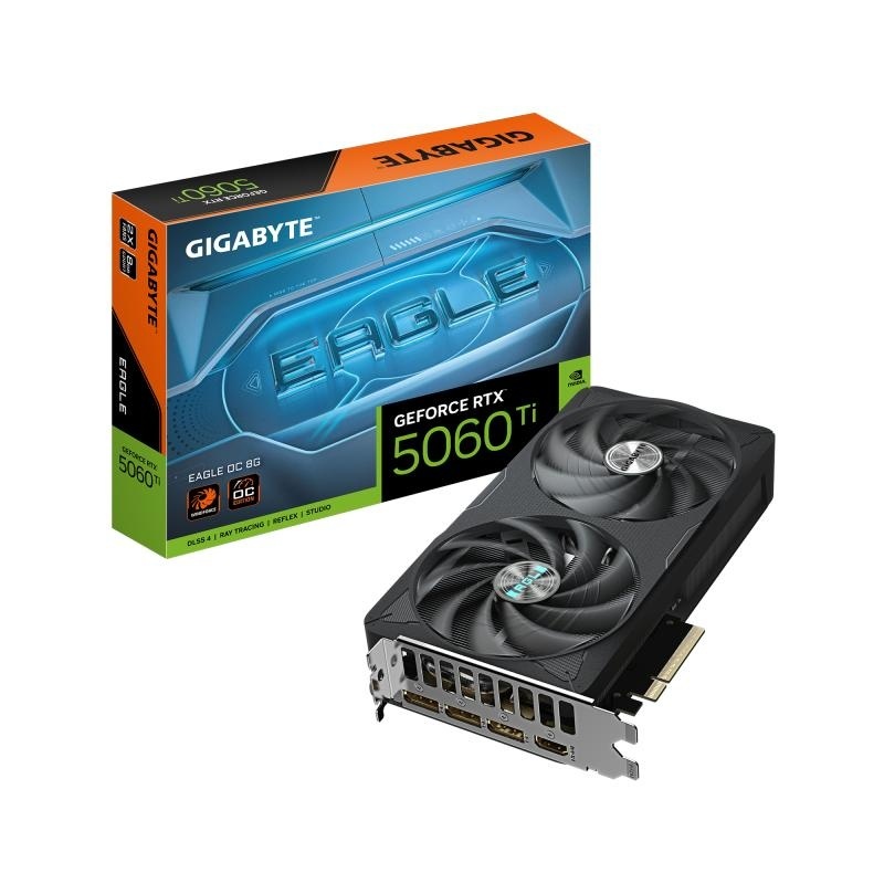 Placa Video GIGABYTE GEFORCE RTX 5060 TI EAGLE OC 8GB GDDR7 128 bit, PCIE 5.0, 1x HDMI 3x DP - Img 2