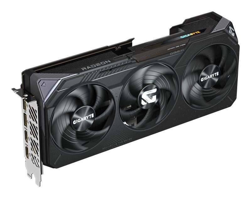 Placă video GIGABYTE GV-R9070XTGAMING OC-16GD, GPU AMD RDNA 4, 16 GB GDDR6 256-bit, PCIe 5.0 x16, frecvență boost OC, ieșiri 3×DisplayPort 2.1 + 1×HDMI 2.1. - Img 6