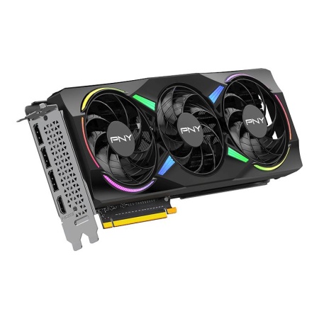 Placa Video PNY GEFORCE RTX 5070 ARGB OC TRIPLE FAN 12GB GDDR7 192 bit, PCIE 5.0 x16, 1x HDMI 3x DP - Img 6