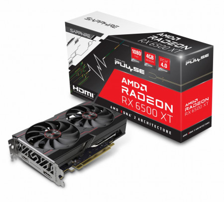 Placa video Sapphire Radeon RX 6500 XT PULSE OC 4GB GDDR6 64-bit