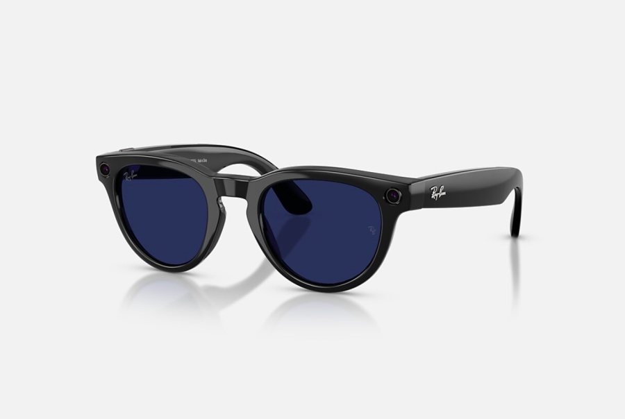 Ray-Ban Meta Headliner Gen 2 High Bridge FIT Shiny Black Clear/Sapphire Transitions 50-23 - Img 3