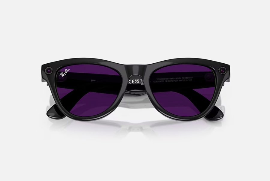 Ray-Ban Meta Skyler AI Glasses Shiny Black/Transitions Amethyst - Img 4