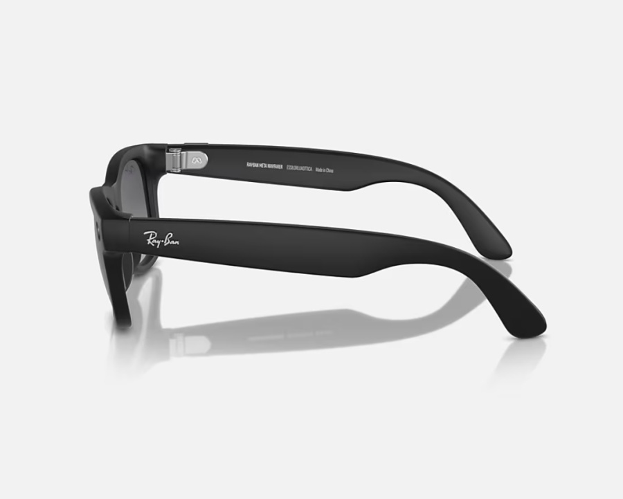 Ray-Ban Meta Wayfarer AI Glasses Matte Black/Polar Gradient Graphite (Large) - Img 4