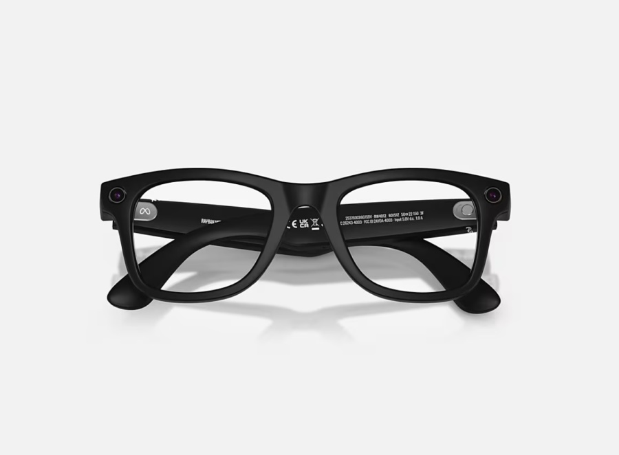 Ray-Ban Meta Wayfarer Gen 2 High Bridge FIT Matte Black Clear/Grey Transitions 50-22 - Img 4