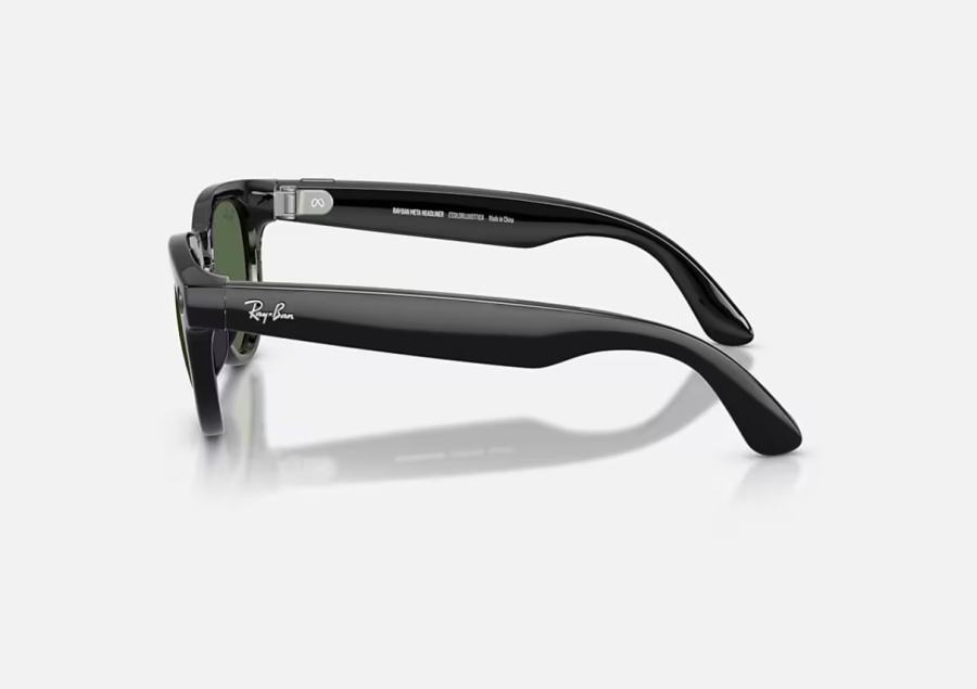 RayBan Meta HEADLINER Low Bridge Fit - Shinny Black - G-15 Green GEN2 - Img 3