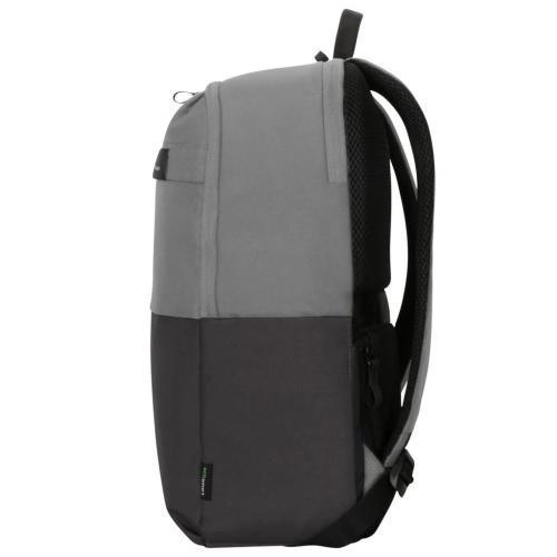 Rucsac laptop Targus 16" Sagano EcoSmart, pentru laptopuri de 16" sau mai mici, capacitate 22 de litri, material RPET 500, dimensiun: 33 x 19 x 53 cm, greutate 0.77 kg, negru/gri - Img 2