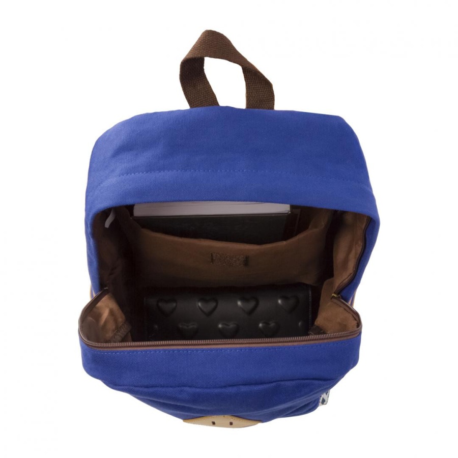 Rucsac Serioux JOY, max 15.6", compartimentat, material textil, albastru - Img 3