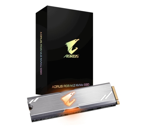 SSD Gigabyte Aorus RGB 512GB, NVMe, M2 - Img 8