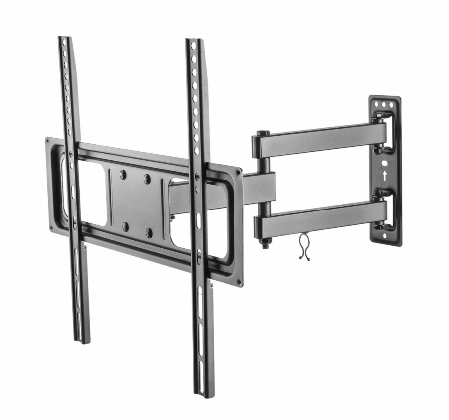 Suport de perete Akai cu inclinatie +10/-15°, diagonala display 32"-55", VESA min. 75x75, VESA max. 400x400, suporta pana la 35kg, distanta fata de perete max 427mm, negru - Img 3