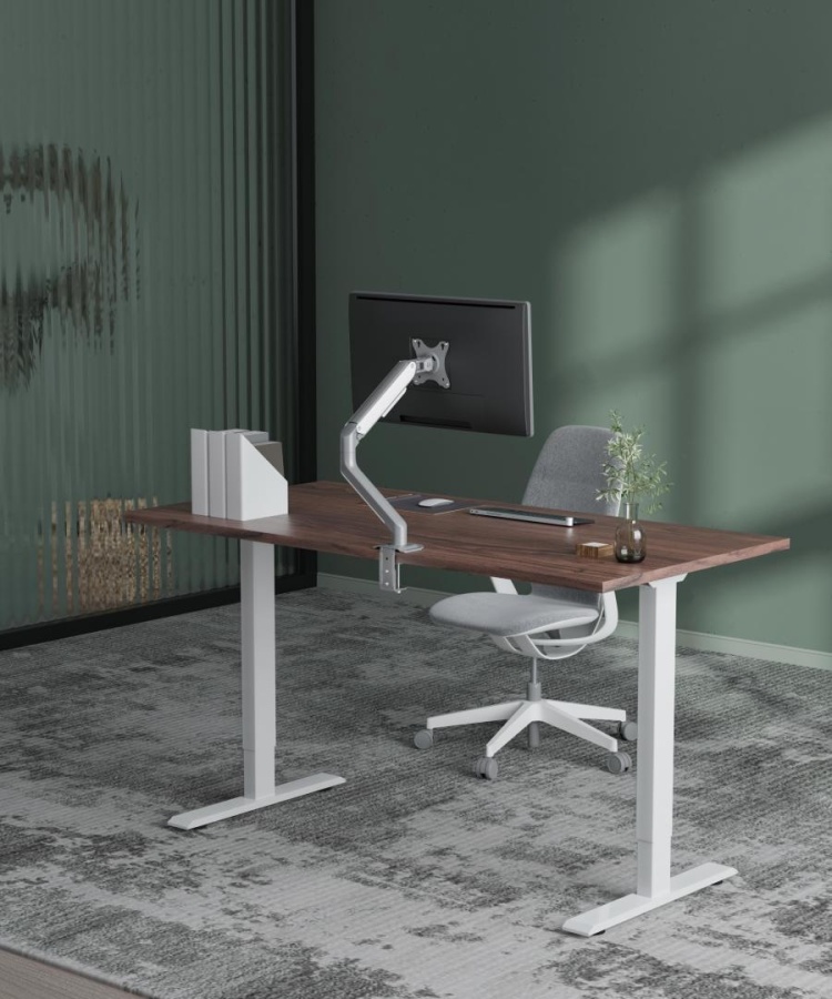 Suport monitor Serioux MM63-C012, compatibilitate dimensiune ecran 17"-32", greutate maximă suportata: (per ecran): 2~9kg, VESA: 75x75, 100x100, inclinare: +55°~-55°, pivotare: +90°~-90°, rotația ecranului: + 180°~-180°, instalare: clemă, grommet - Img 13