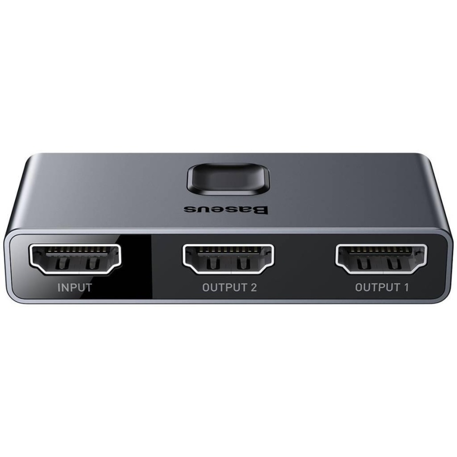 Switch video Baseus Matrix, HDMI bidirectional – 2x HDMI 4K / 30 Hz, gri - Img 3