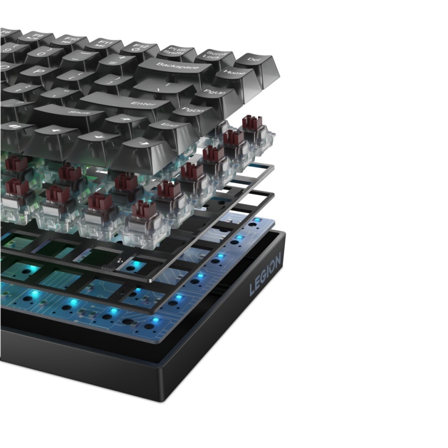 Tastatura Gaming Lenovo Legion K510 Mini Pro, Numar taste: 84, Interfata tastatura: USB, Tastatura iluminata: RGB, Culoare: Negru, Tehnologie: Cu fir, Kit: Nu, Continut pachet: 1 x Keycap Puller, 1 x Tastatura Gaming; Altele: Anti-Ghosting, Lungime cablu - Img 11