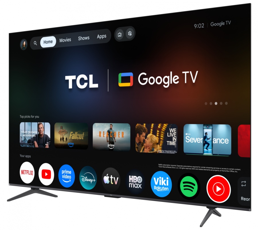 Televizor TCL QD-MiniLED 85T8D, 215 cm, Smart Google TV, 4K Ultra HD, 144Hz, Onkyo - Img 2