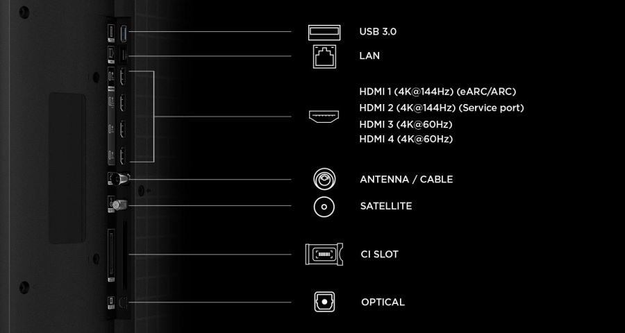 Televizor TCL RGB-MiniLed 98RM7L, 248 cm, Smart Google TV, 4K Ultra HD, 144Hz, Clasa D (Model 2026) - Img 6