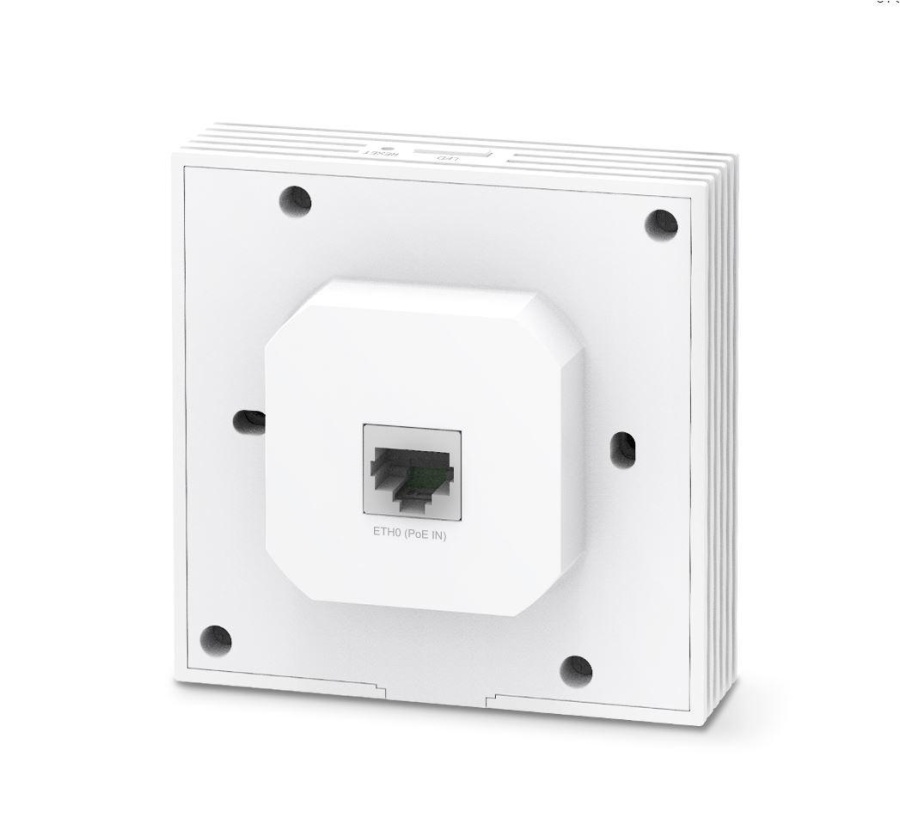 TP-Link Wireless Access Point EAP650-WALL, AX3000 Wireless Dual Band Indoor, 1× 10/100/1000 Mbps Ethernet Port, 1× 10/100/1000 Mbps Ethernet Port, Alimentator: 802.3af/at PoE, 2X antene interne, 5 GHz: Up to 2402 Mbps, 2.4 GHz: Up to 574 Mbps. - Img 3