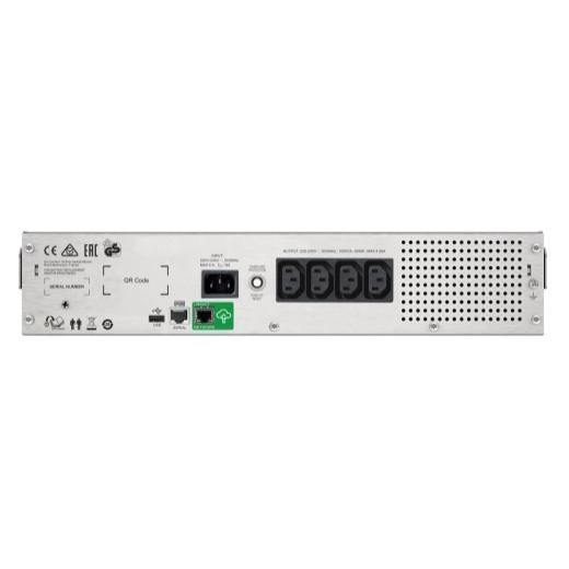UPS APC Smart-UPS C line-interactive / sinusoidala 1500VA / 900W 4conectori C13 rackabil 2U, baterie APCRBC132,Smart Conect, optional extindere garantie cu 1/3 ani (WBEXTWAR1YR-SP-03/WBEXTWAR3YR-SP-03) - Img 2