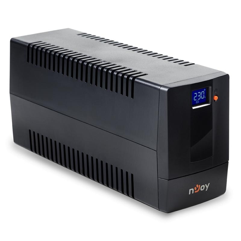 UPS nJoy Horus Plus 600, 600VA/360W, Afisaj LCD cu ecran tactil, 2 Prize Schuko cu Protectie, Repornire Automata, RJ11 protectie pentru linia de telefon/modem, Posibilitatea de monitorizare si control prin USB, LAN si internet, port de comunicare USB, - Img 5