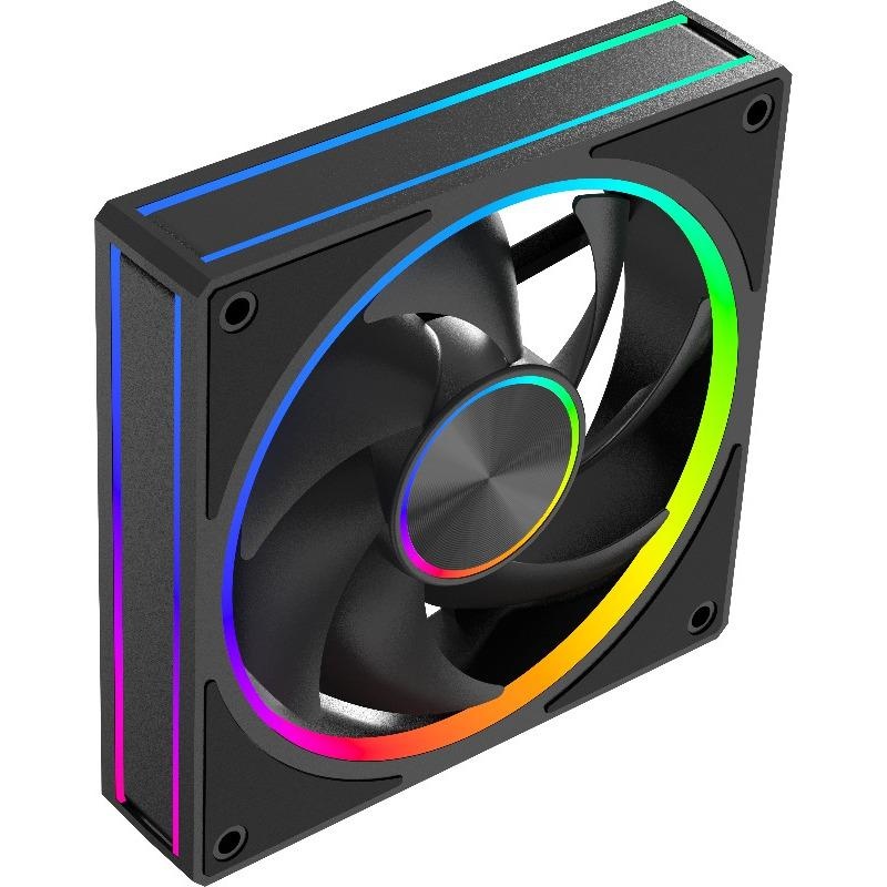 Ventilator Carcasa ALPHAGEAR Radiant ARGB, 12 cm, RGB - Img 2