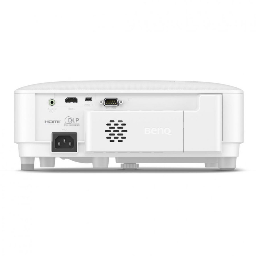 Videoproiector BenQ MH560C, Full HD (1920x1080), 3.800 lumeni, 16:9, 15.000:1, lampa 6.000 ore/ 15.000 ore ecomode, zoom 1.1x, 2* HDMI, 1* D- sub, USB Type A, RS232, boxa 10W, audio in/ out, telecomanda cu baterii incluse, 2.3 kg, 29-34 dB, culoare alb - Img 2