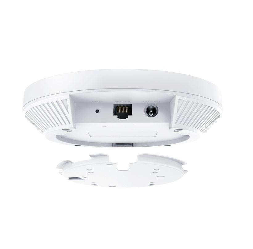 "AX3000 Ceiling Mount Dual-Band Wi-Fi 6 Access Point PORT:1× Gigabit RJ45 Port SPEED:574Mbps at 2.4 GHz + 2402 Mbps at 5 GHz FEATURE: 802.3at POE and 12V DC (Power Adapter is not included), 2×Internal Antennas, 160MHz Supported, MU-MIMO, Seamless - Img 4