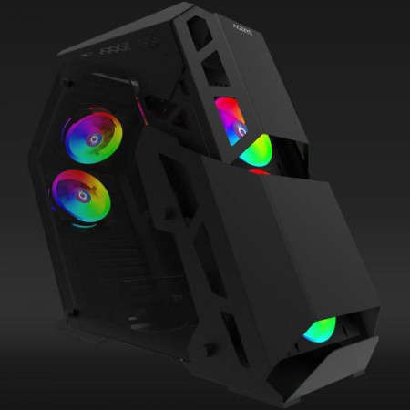 Carcasa Aqirys Procyon Mid Tower Case type: Mid Tower Materials: Tempered Glass (left & right side panel), 0.7 mm SPCC steel, ABS M/B support: Mini-ITX, Micro-ATX, ATX PSU support: ATX, 175 mm maximum length (bottom installation) VGA support: 330 mm