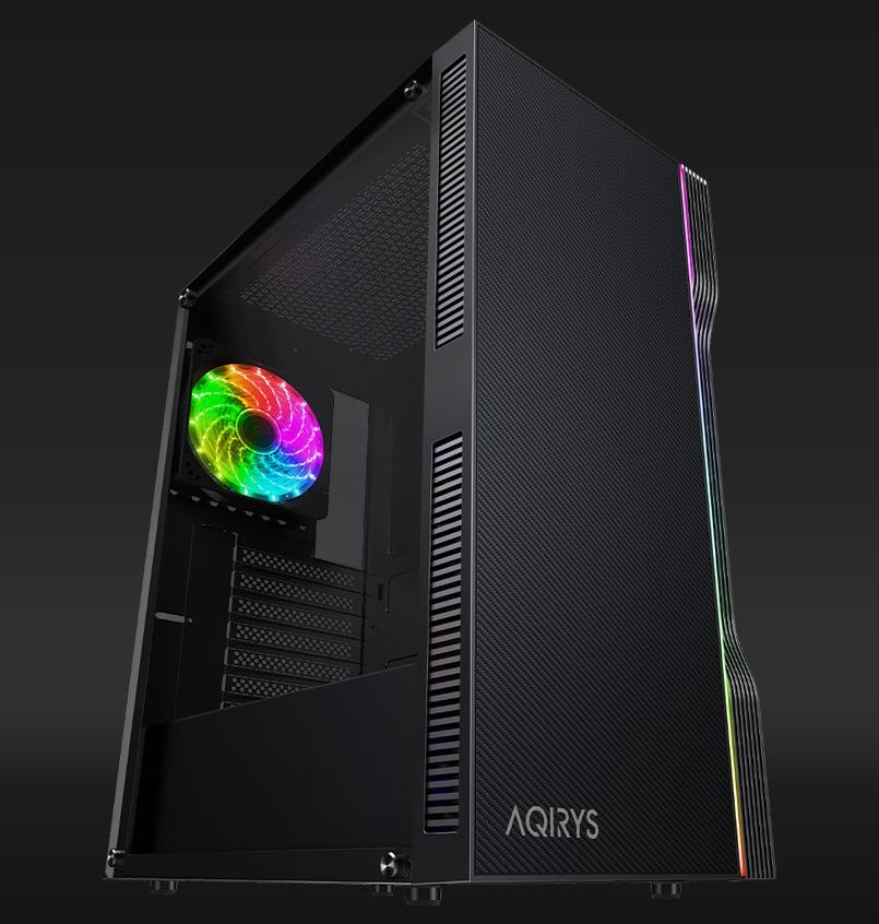 Carcasa AQYRIS ELECTRA Mid Tower ARGB NEGRU - Img 2