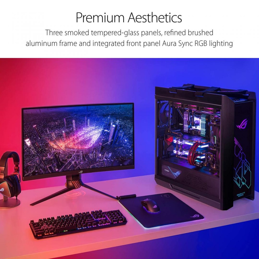 Carcasa Asus GX601 ROG STRIX HELIOS, fara sursa, Middle Tower, EATX, Black - Img 6