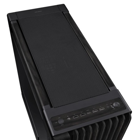 Carcasa ASUS PROART PA602 WOOD EDITION Mid Tower ARGB NEGRU, Tempered Glass, Sloturi Expansiune 8+2 aditional verticale, Drive Bays: 4x3.5&quot;/2.5&quot; 4x2.5&quot;, Ventilatoare Suportate: 6 (spate: 1x120mm sau 1x140mm, fata: 2x200mm, sus: 3x120mm sau 3x140mm), - Img 7