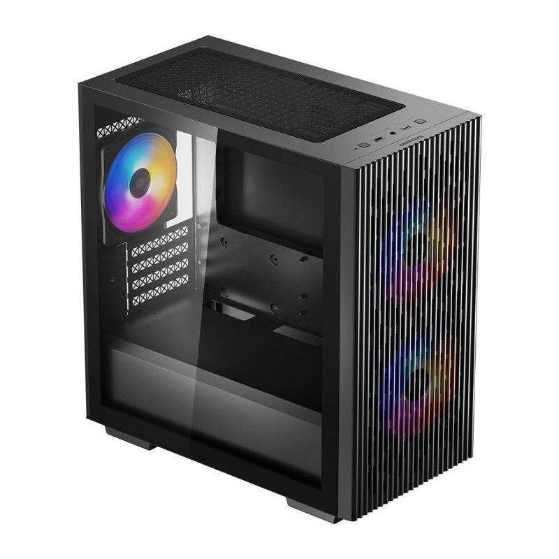 Carcasa DEEPCOOL MATREXX 40 3FS Mini Tower RGB NEGRU - Img 2