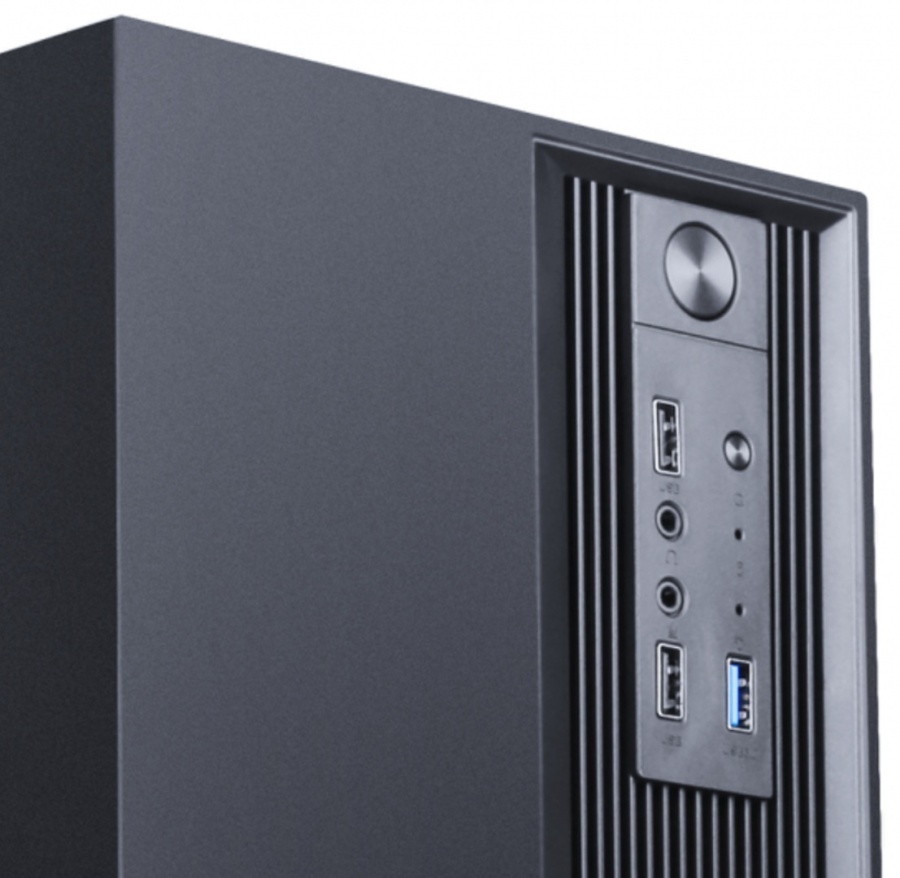 Carcasa gaming Serioux Classic01, fara sursa, tip middle tower, USB2.0x+HD Audio,USB3.0, porturi rezervate pentru ventilator: fata 2x120mm ventilatoareARGB (incluse), spate:1x120mm ventilator negru, controler 4 porturi,drive bays: HDD de 3.5'' x1, SSd - Img 3