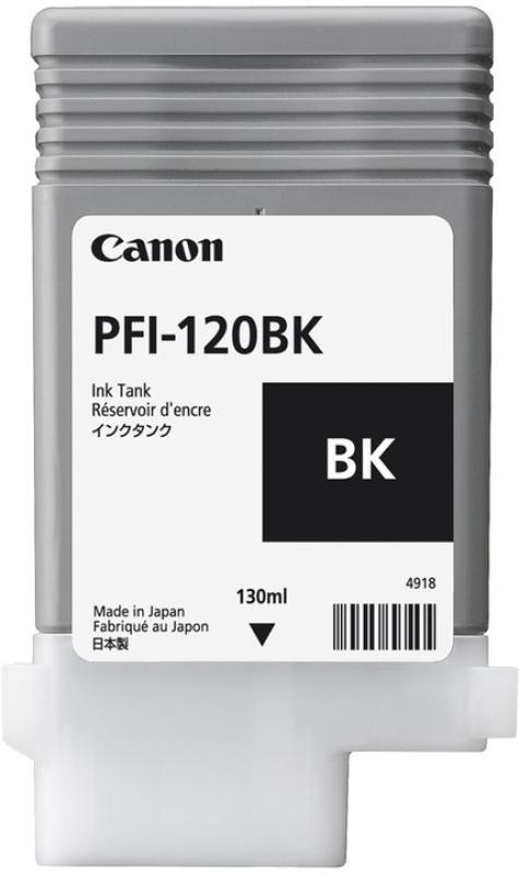 Cartus cerneala Canon PFI-120BK, black, capacitate 130ml, pentru Canon TM 200/205/300/305. - Img 3