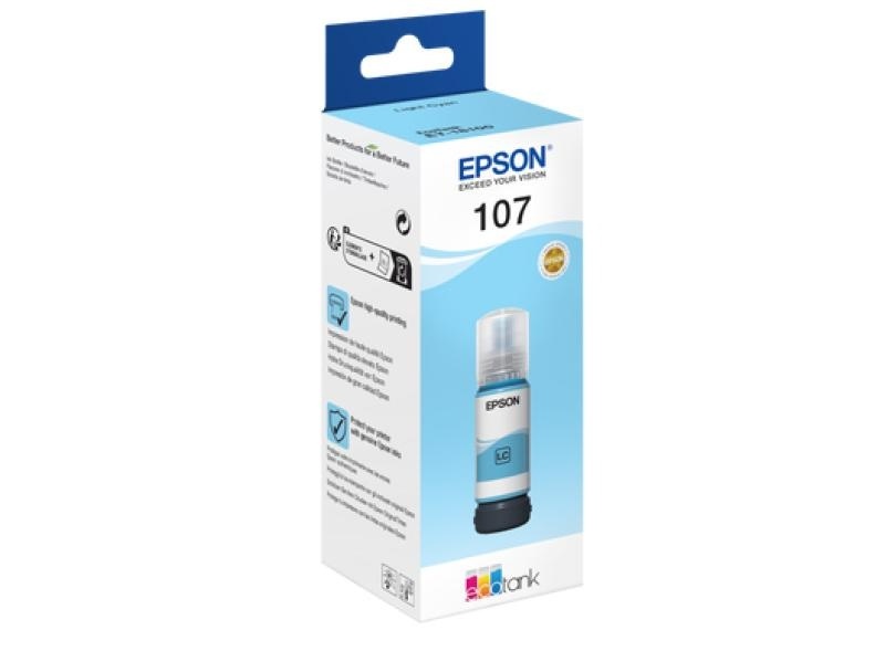 Cartus cerneala Epson 108 Eco Tank, light cyan, capacitate 70ml, pentru EcoTank L8050. - Img 5