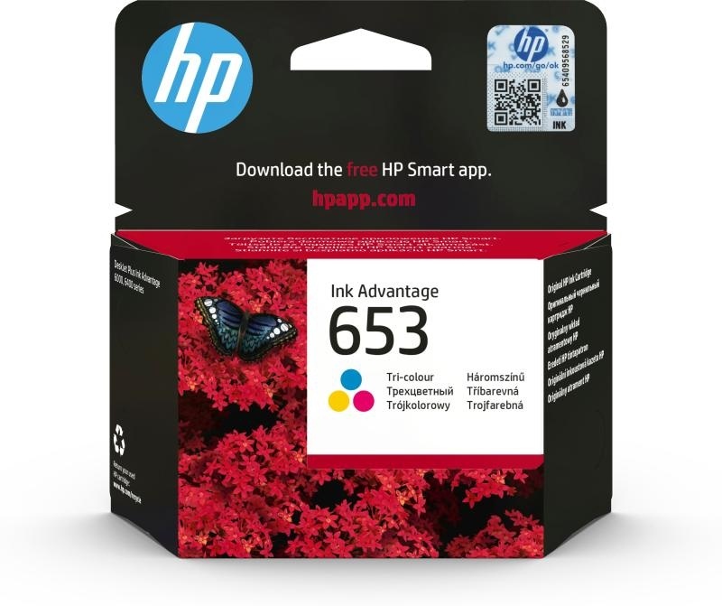 Cartus cerneala HP 3YM74AE Color Nr.653 200ini,HP DeskJet Plus Ink Advantaje 6075 AIO, DeskJet Plus Ink Advantaje 6475 AIO - Img 2