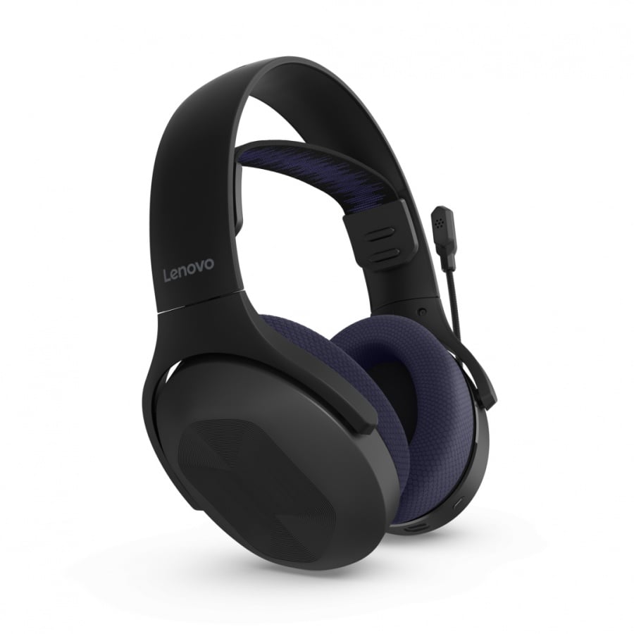 Casti de gaming wireless Lenovo Legion H410, Conectivitate: Bluetooth &amp; 2.4GHz, Distanța de funcționare wireless: până la 12 metri, Capacitatea bateriei: 500mAh, Timp de încărcare a bateriei: < 3 ore, Accesoriu inclus: Dongle USB-A to Type-C Cable, Cable - Img 6