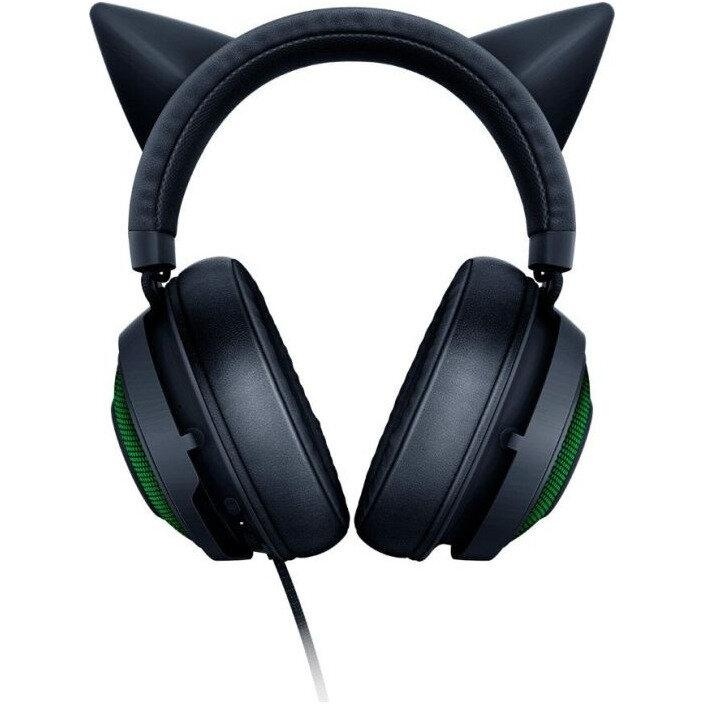 Casti Razer Kraken Kitty V2 Pro USB-A, senzitivitate 96 dB SPL / mW @ 1kHz by HATS si senzitivitate microfon -42 dB, frecventa raspuns 20Hz-20kHz, frecventa raspuns microfon 100Hz-10kHz impedanta 32 Ω (1 kHz), lungime cablu 2m, negru - Img 2