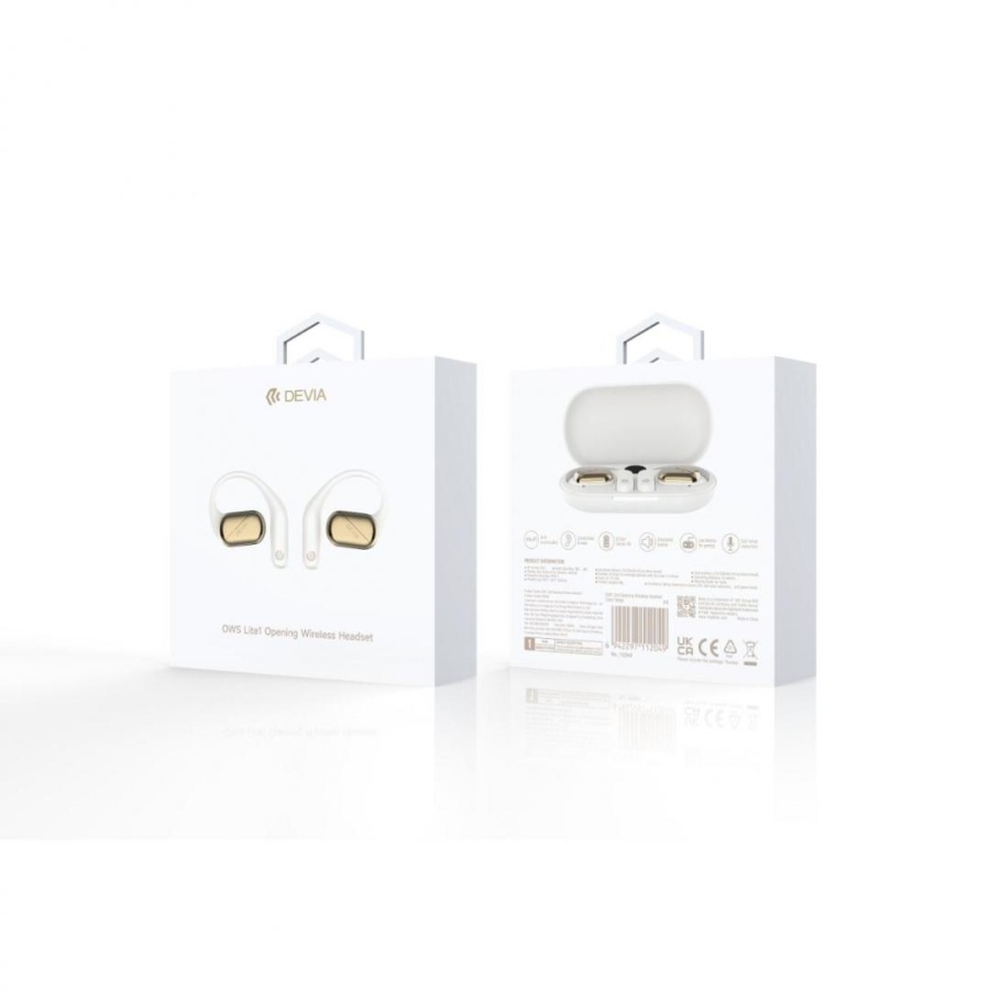 Devia Casti Bluetooth Wireless Open-Ear OWS Lite1 Bej - Img 7