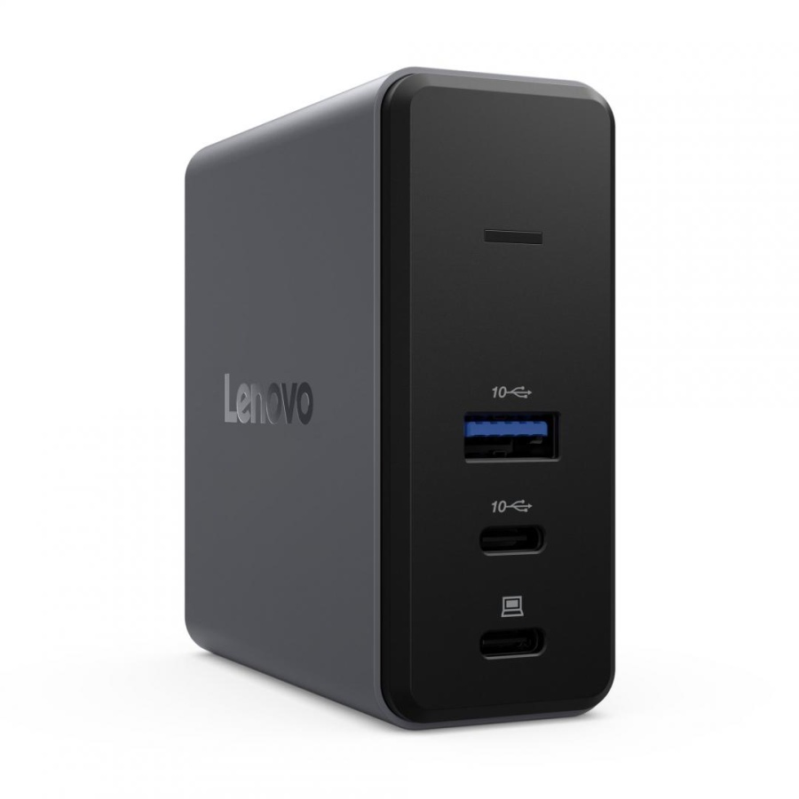Docking station Lenovo X9 Charging GaN Dock, USB Type-C, 60W, Gri, 3 ani Garantie - Img 3