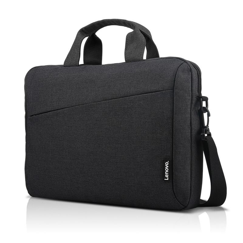 Geanta laptop Lenovo Casual Toploader T210, 15.6", Black, rezistent la apa, compartiment accesorii, compartiment laptop captusit, Material: Textil, Dimensiuni externe: 362 x 22 x 250 mm, Greutate: 465g - Img 8