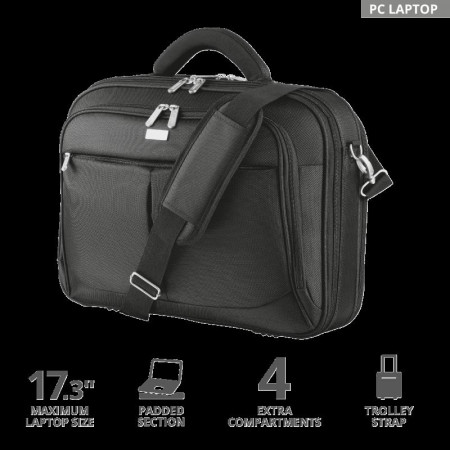 Geanta Trust Sydney Carry Bag for 17" laptops - black