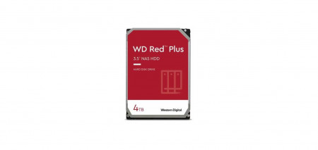 HDD intern WD, 3.5, 4TB, Red Plus NAS, 3.5, SATA3, 5400rpm, 256MB