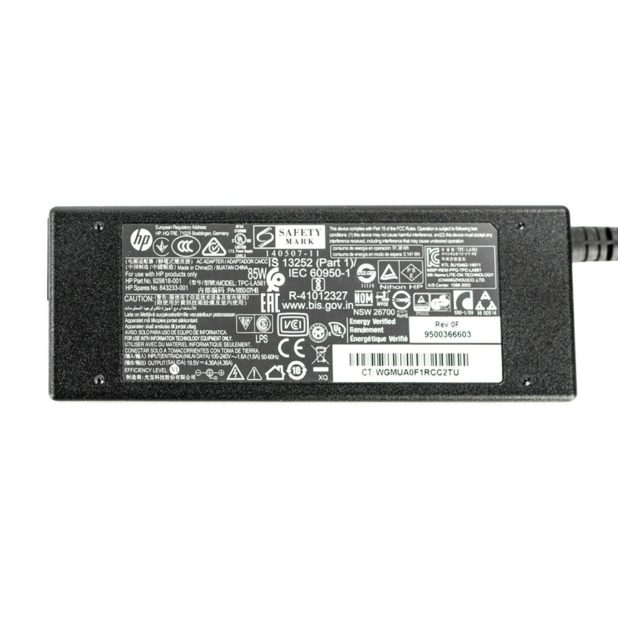 Incarcator alimentator original pentru HP T730 Thin Client PC, model HP 929818-001 843233-001 TPC-LA561 PA-1850-07HB, 85W - Img 2