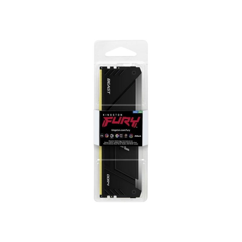 Kingston 8GB 3600MT/s DDR4 CL17 DIMM FURY Beast RGB, - Img 5