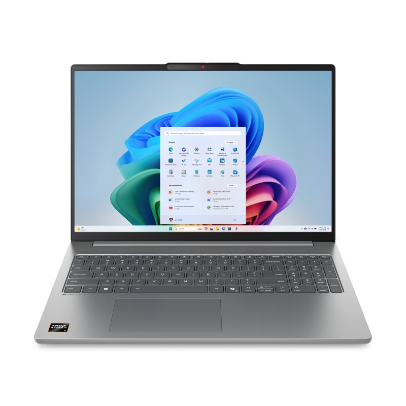 Laptop Lenovo IdeaPad Slim 5 16AHP10, 16" WUXGA (1920x1200) IPS 300nits Anti-glare, 45% NTSC, 60Hz, AMD Ryzen™ 7 8845HS (8C / 16T, 3.8 / 5.1GHz, 8MB L2 / 16MB L3), video Integrated AMD Radeon™ 780M Graphics, RAM 2x 8GB SO-DIMM DDR5-5600, SSD 1TB SSD M.2 - Img 7