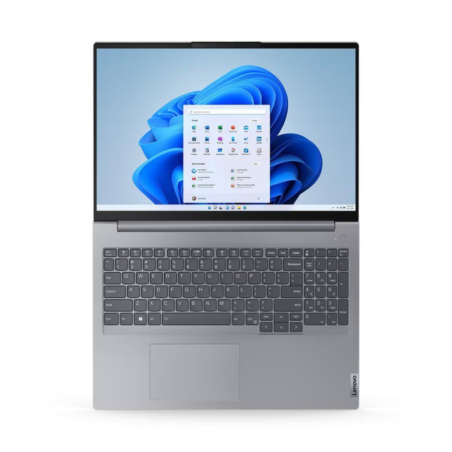Laptop Lenovo ThinkBook 16 G6 IRL 16" WUXGA (1920x1200) IPS 300nits Anti- glare, 45% NTSCIntel Core i3-1315U, 6C (2P + 4E) / 8T, P-core 1.2 / 4.5GHz, E-core 0.9 / 3.3GHz, 10MBVideo Integrated Intel UHD GraphicsRAM 1x 8GB SO-DIMM DDR5-5200SSD512GB SSD M.2 - Img 6