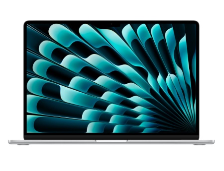 MacBook Air 15.3" Retina/Apple M4 (CPU 10- core, GPU 10- core, Neural Engine 16- core)/24GB/512GB - silver - INT KB (2025)