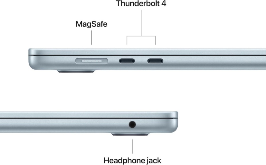 MacBook Air 15.3" Retina/Apple M4 (CPU 10-core, GPU 10-core, Neural Engine16-core)/32GB/1TB - Silver - INT KB (2025) (Cto from MC6J4RO/A) - Img 2