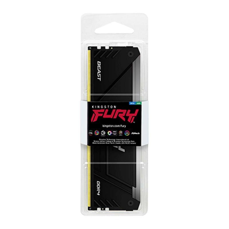 Memorie RAM Kingston Fury Beast RGB, DIMM, DDR4, 32GB, 3600MHz, CL18, 1.35V, RGB Lighting - Img 5
